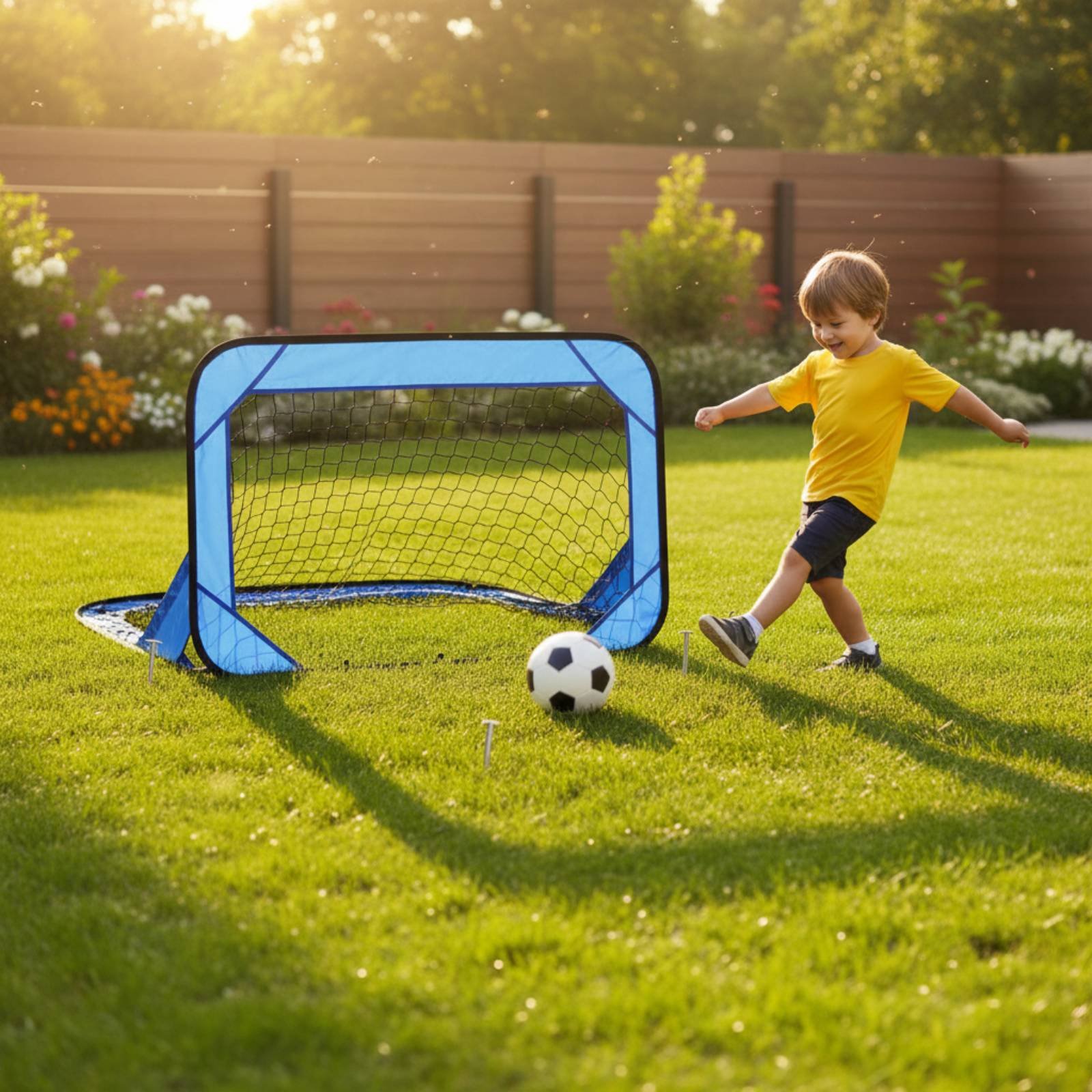 Kids Outdoor Set - All-in-One Sport Net Set Indoor Outdoor