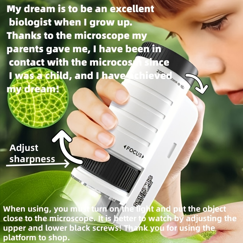 Bug Catching Kit - Handheld Microscope Kit Lab Home School