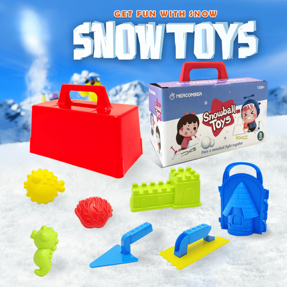 Kids Outdoor Outfit - 8pcs Kids Winter Outdoor Snow Toy