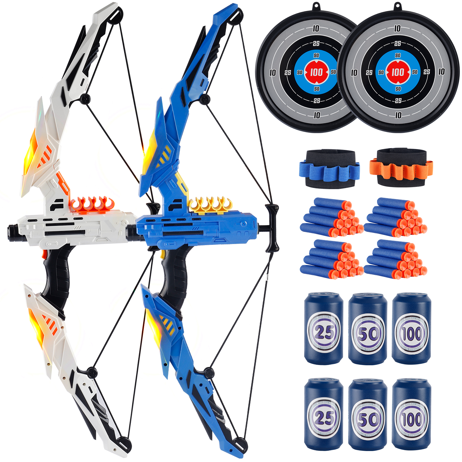 Kids Outdoor Archery Set - Kids Soft Dart Archery Set with