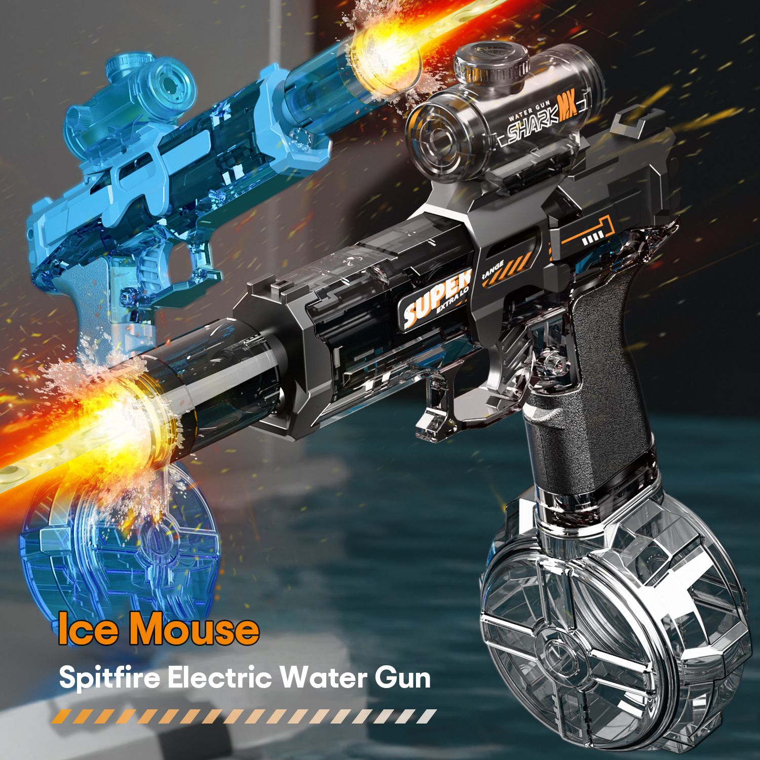 Water Gun Soaker - Electric Water Gun Automatic Squirt Blaster