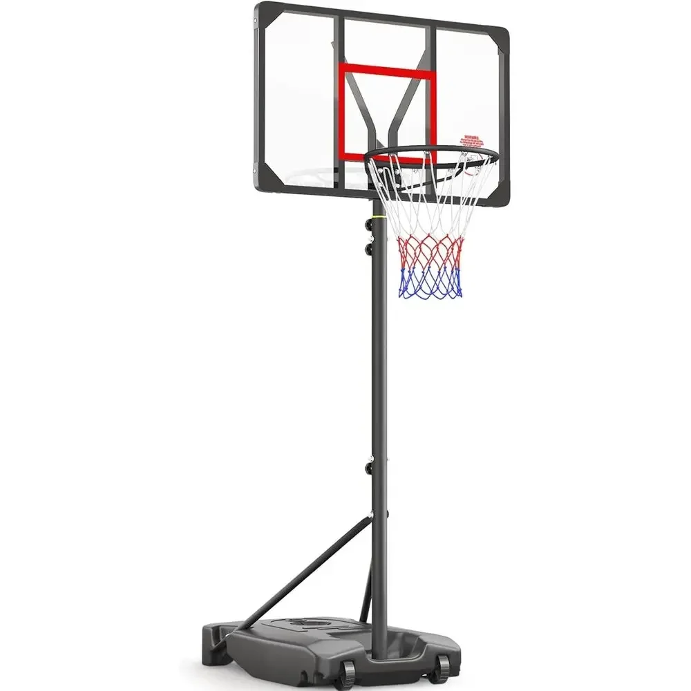 Kids Outdoor Play - Adjustable Height Portable Basketball Hoop for
