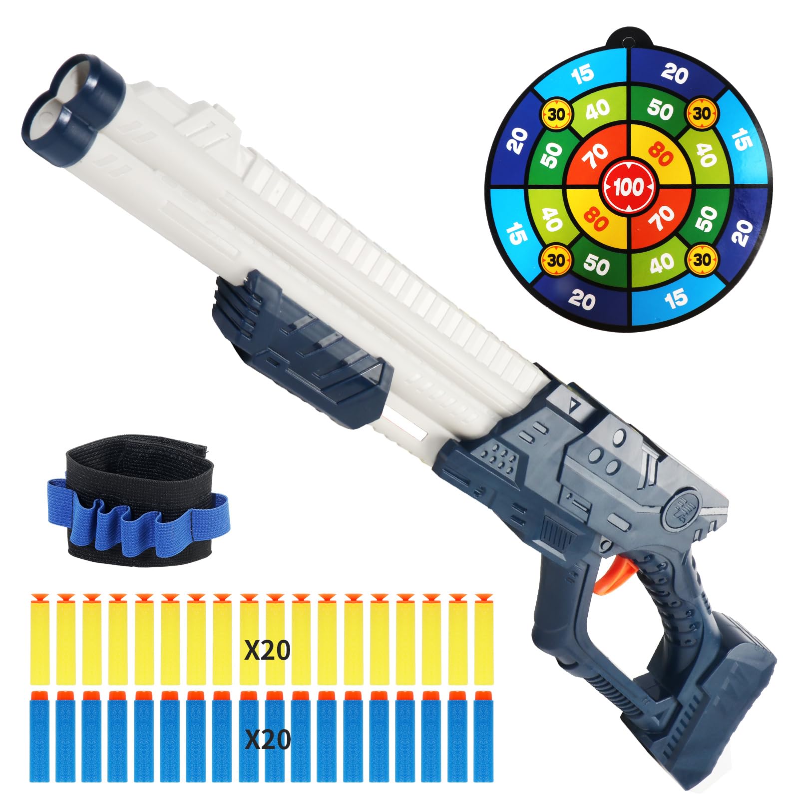 Kids Outdoor Xmas Gifts - Soft Bullet Toy Foam Blasters Guns