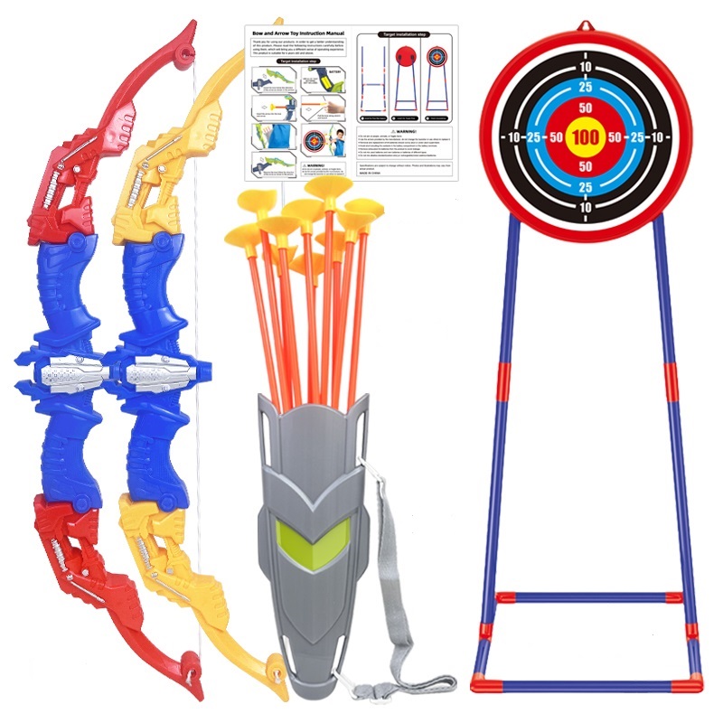 Kids Outdoor Archery Set - Kids Archery Toy Set Bow and