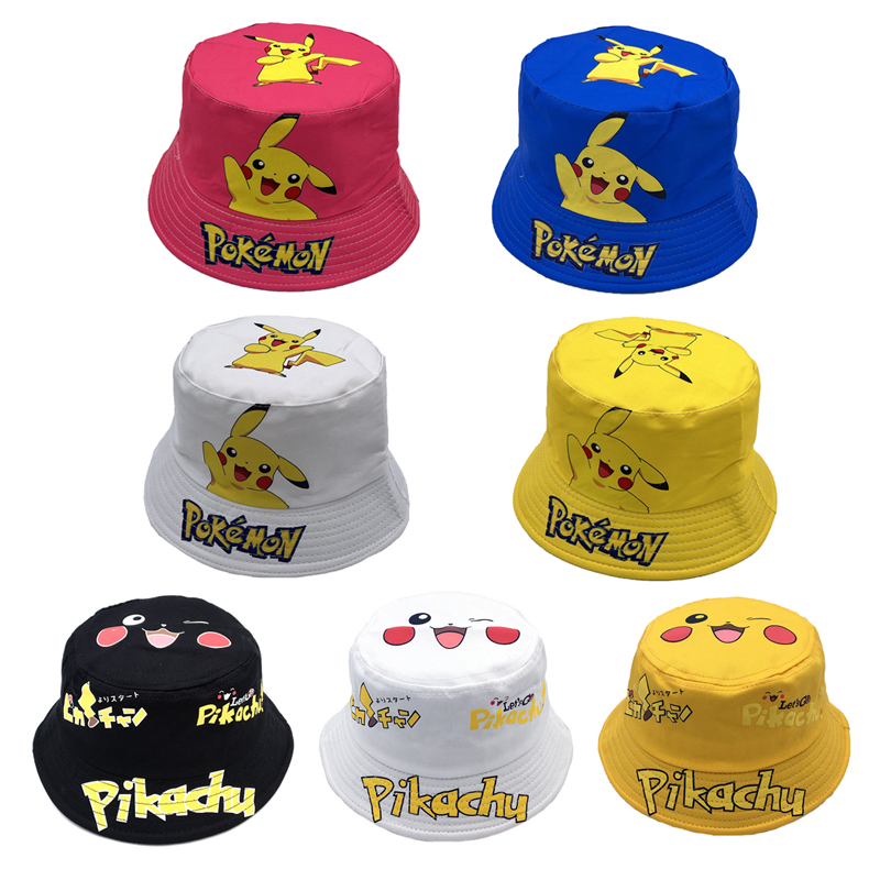 Kids Outdoor Outfit - Pokemon Caps Children's Cartoon Fisherman Hat