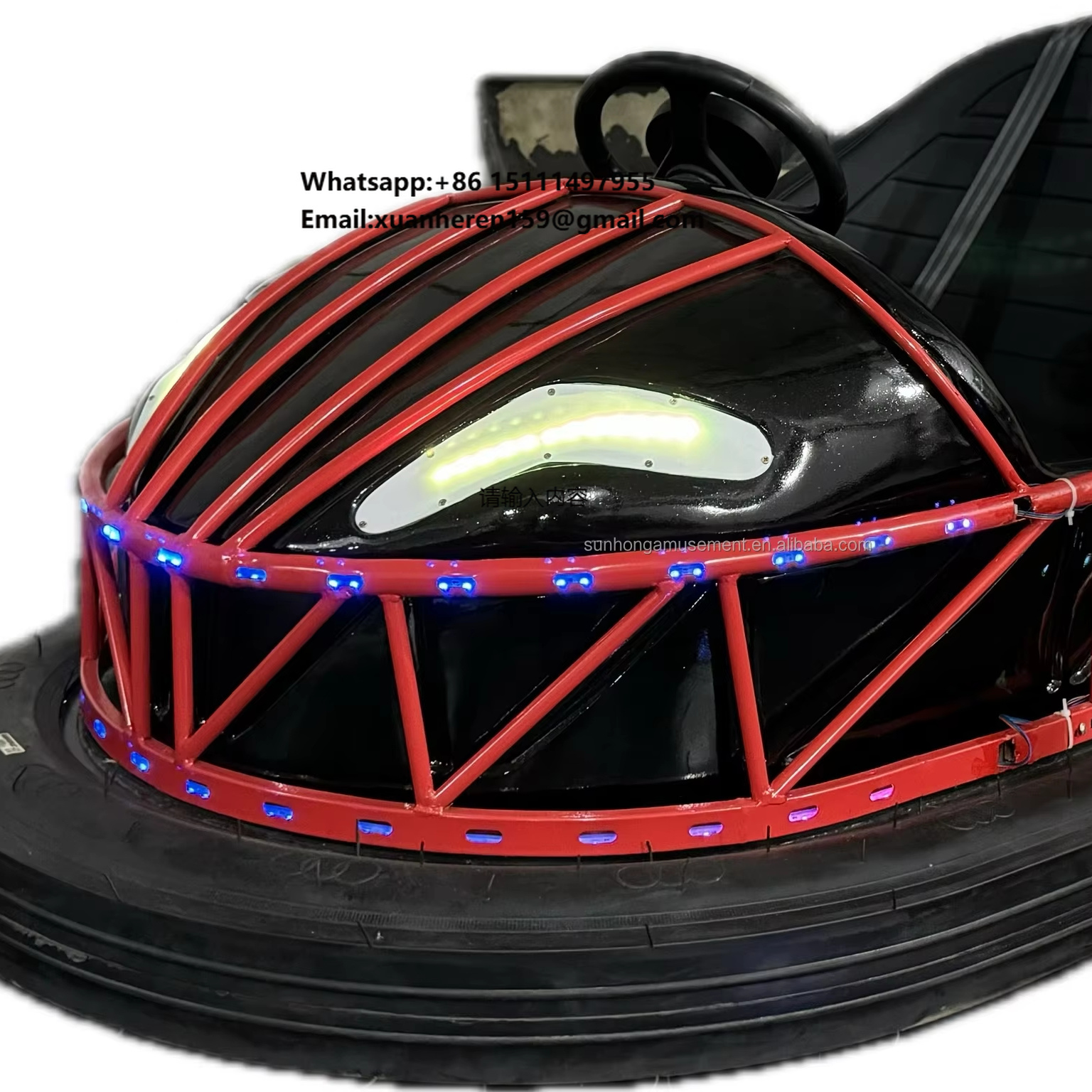 Kids Outdoor Electric Car - Amusement Park Rides Bumper Cars for