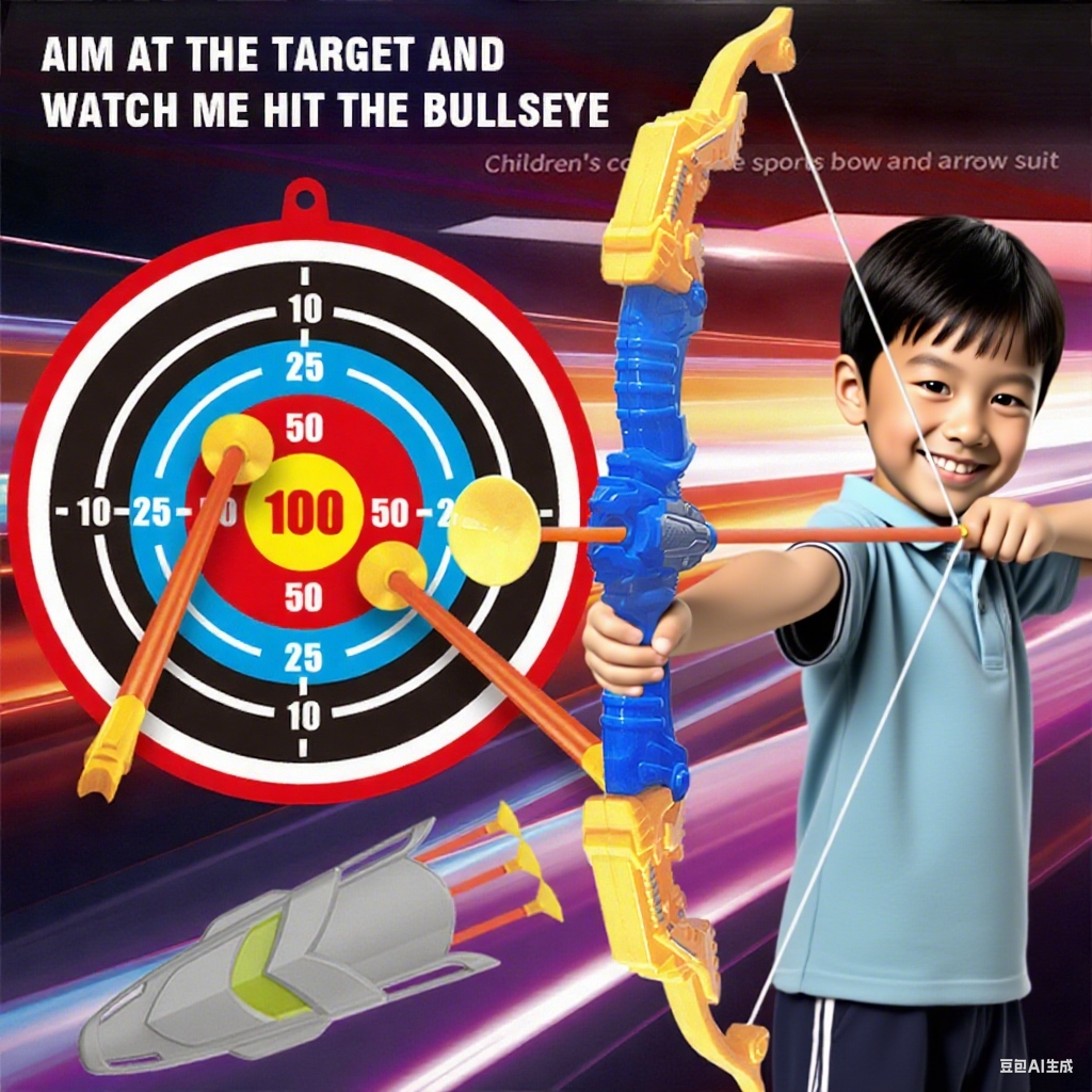 Kids Outdoor Archery Set - Kids Bow and Arrow Set Indoor