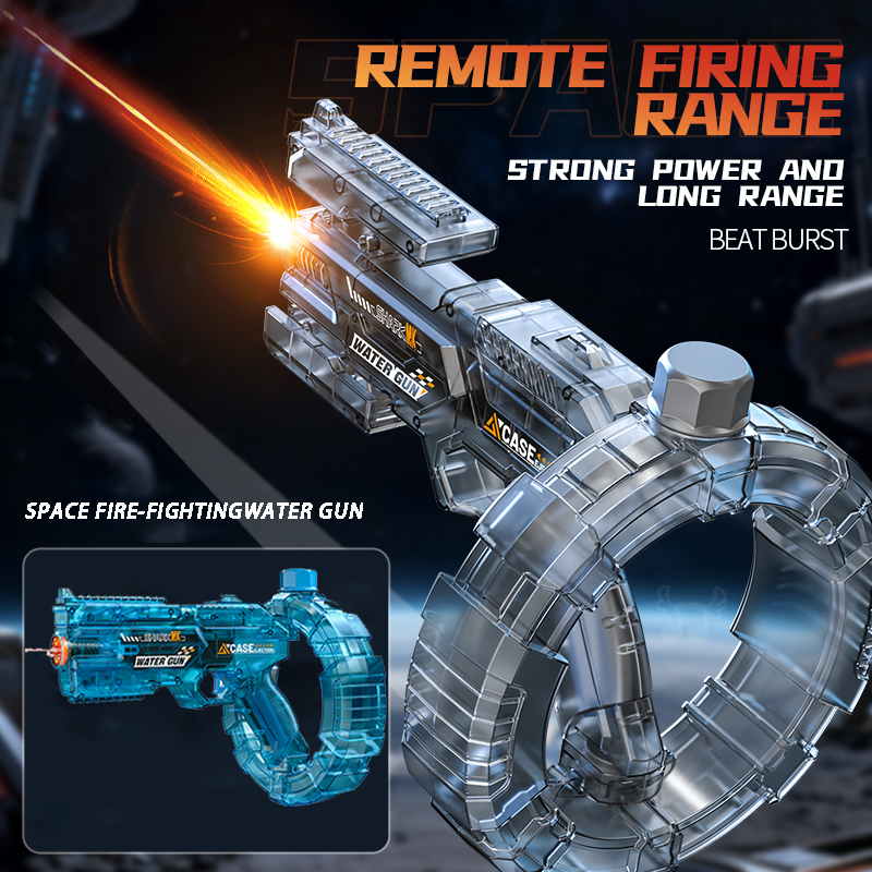 Water Gun Soaker - Auto Electric Water Gun LED Flame