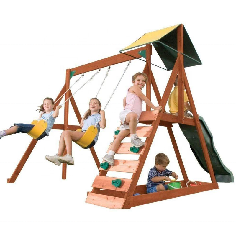 Kids And Children Outdoor Wood – обзор и цена Kids Outdoor Swing Set With Slide