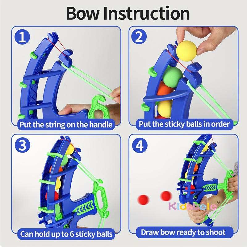 Foam Ball Shooting Toy Bow – S – обзор и цена Kids Outdoor Dome