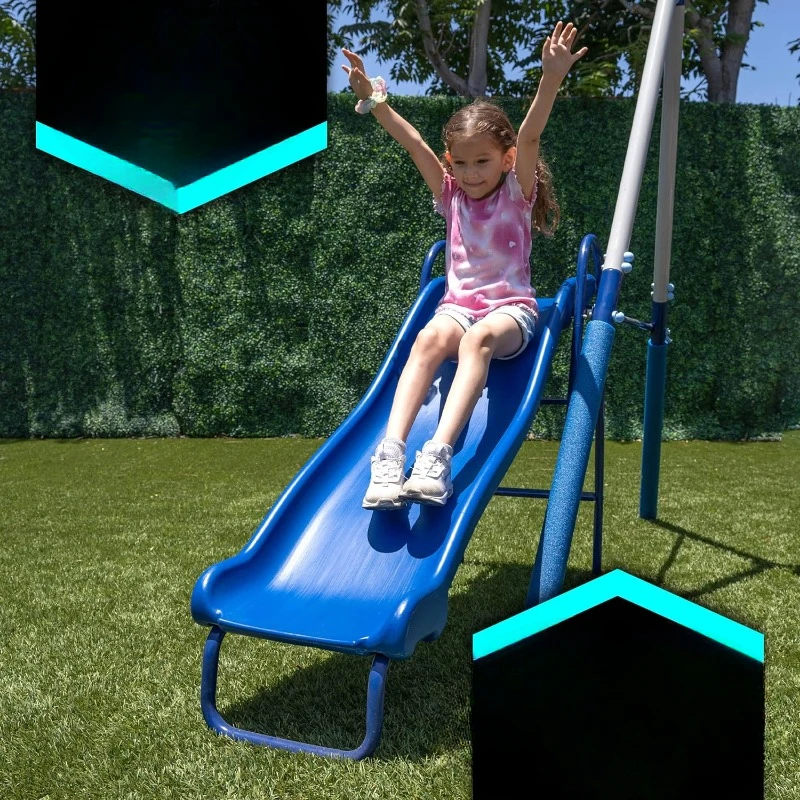 ez Swing Set - Outdoor Heavy-D – обзор и цена Kids Outdoor Swing Set With Slide