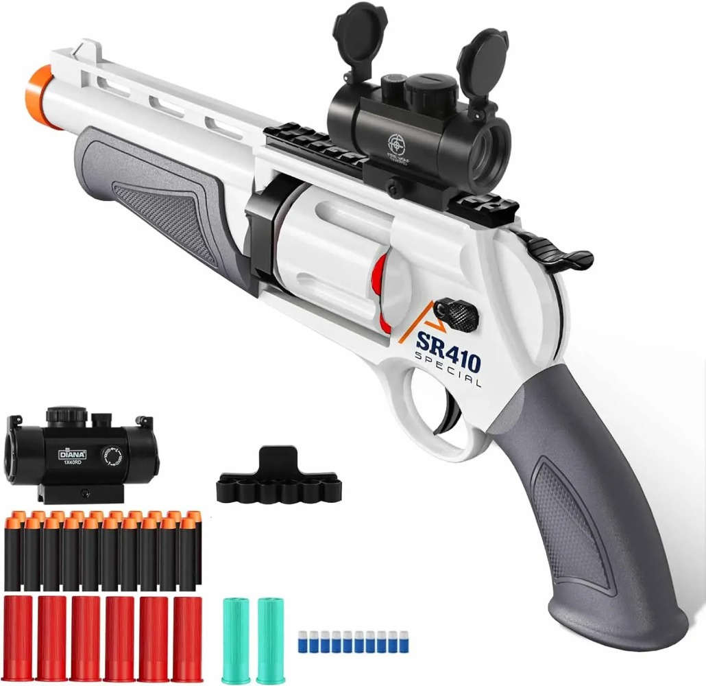 Manually Loaded Revolver Toy G – обзор и цена Kids Outdoor Xmas Gifts