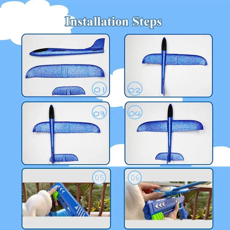 Kids 24/34cm Foam Plane Toy Gu – обзор и цена Kids Outdoor Xmas Gifts
