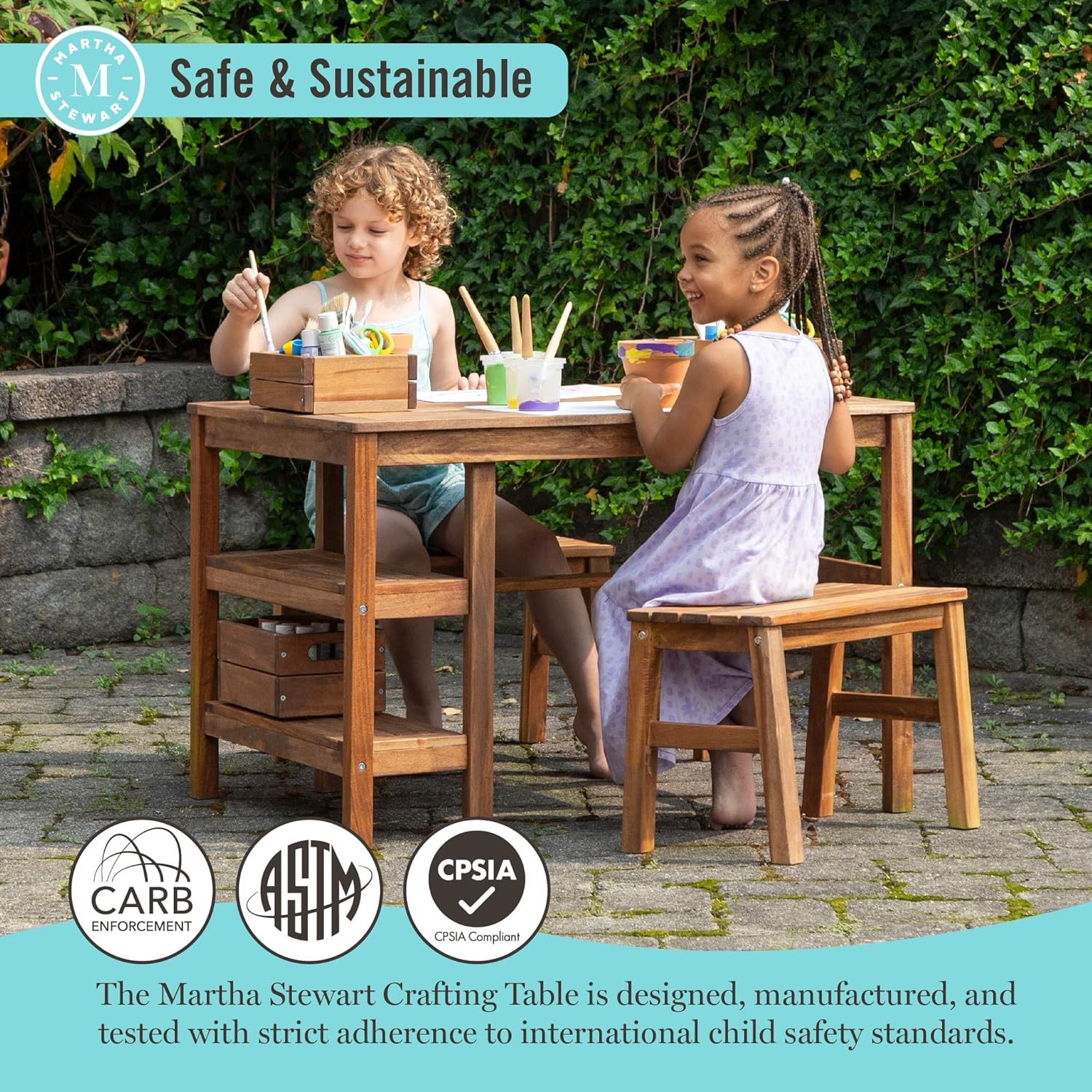 Kids Outdoor Table & Bench Set – обзор и цена Kids Outdoor Furniture Set