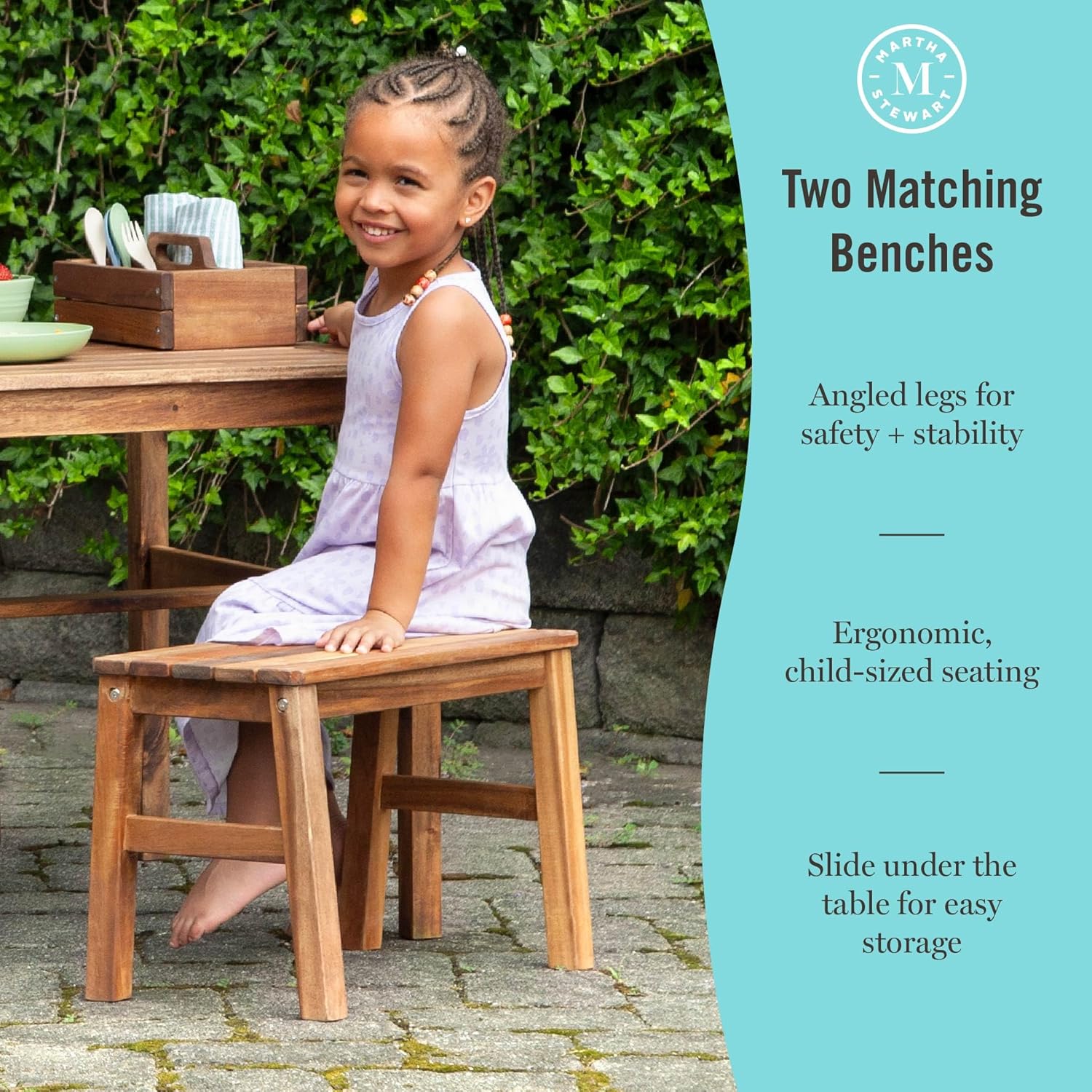 Kids Outdoor Table & Bench Set – обзор и цена Kids Outdoor Furniture Set