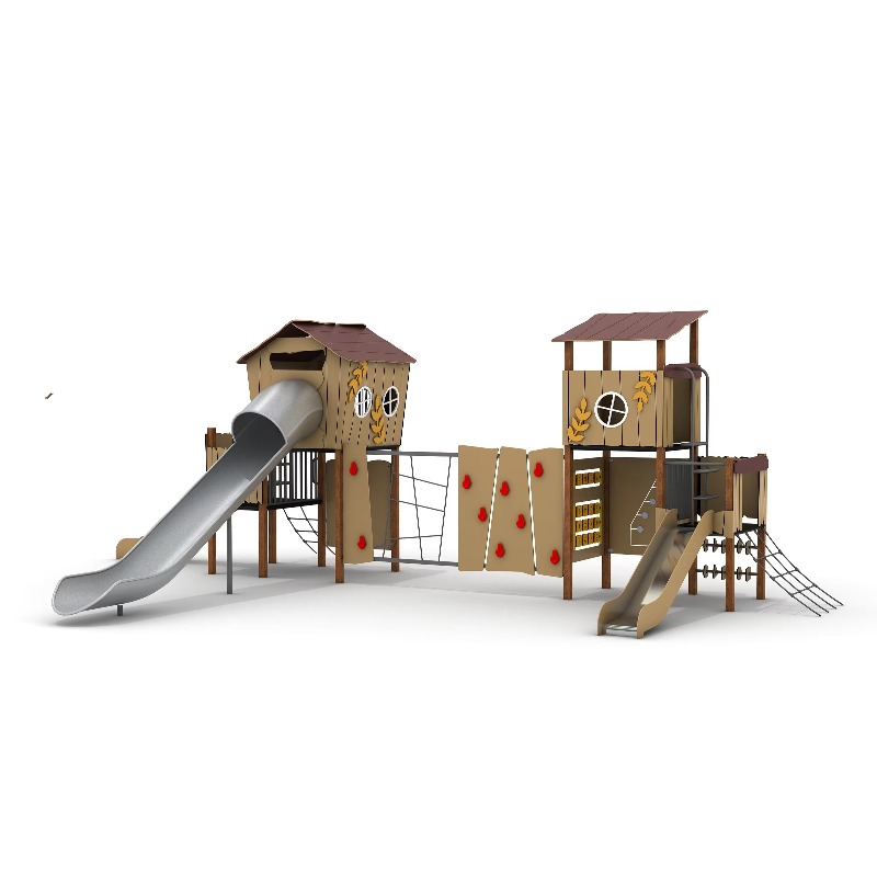 Wooden Outdoor Playground Set  – обзор и цена Kids Outdoor Climbing Structure
