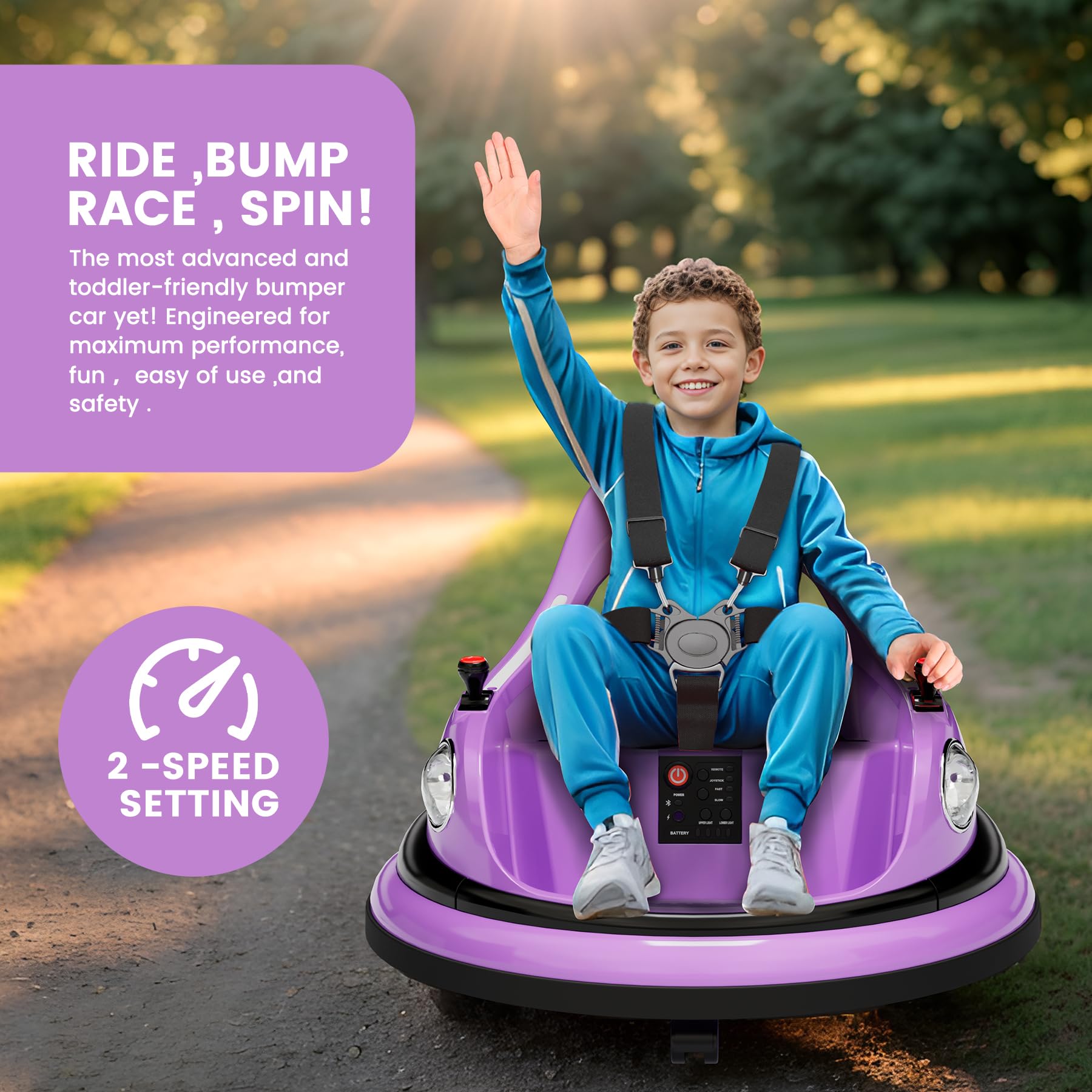 12V Kids Electric Bumper Car B – обзор и цена Kids Outdoor Electric Car