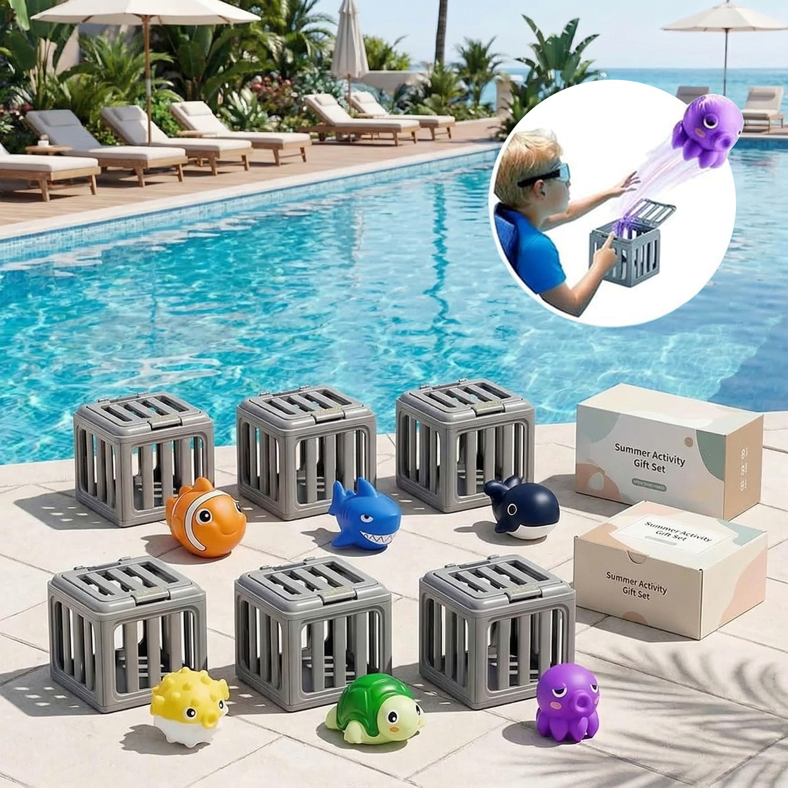Kids Pool Diving Toys with Fis – обзор и цена Kids Outdoor Outfit