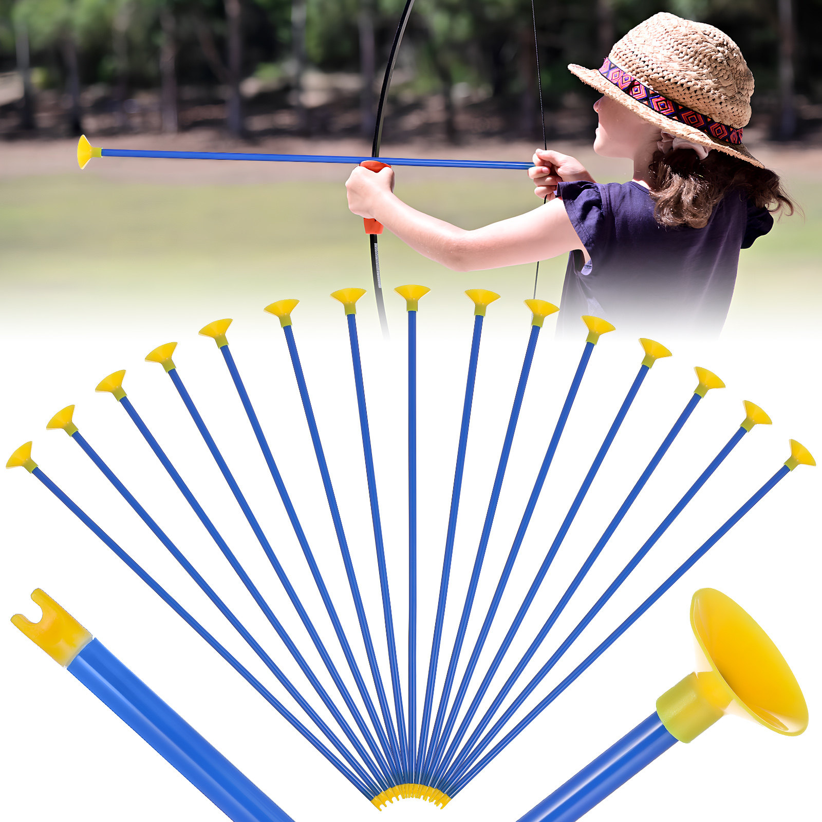 16Pcs Suction Cup Arrows for K – обзор и цена Kids Outdoor Archery Set