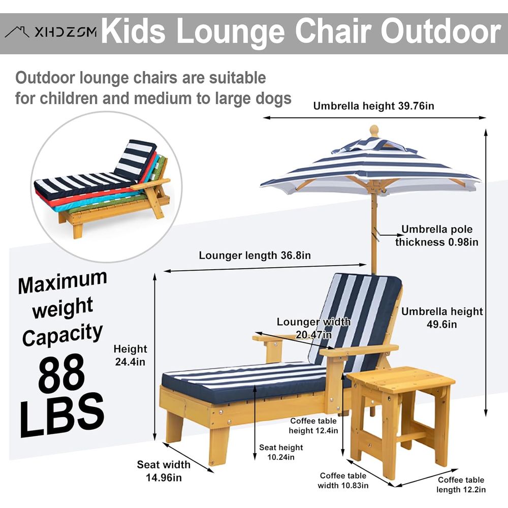 Outdoor Kids Lounge Chair with – обзор и цена Kids Outdoor Chair And Table