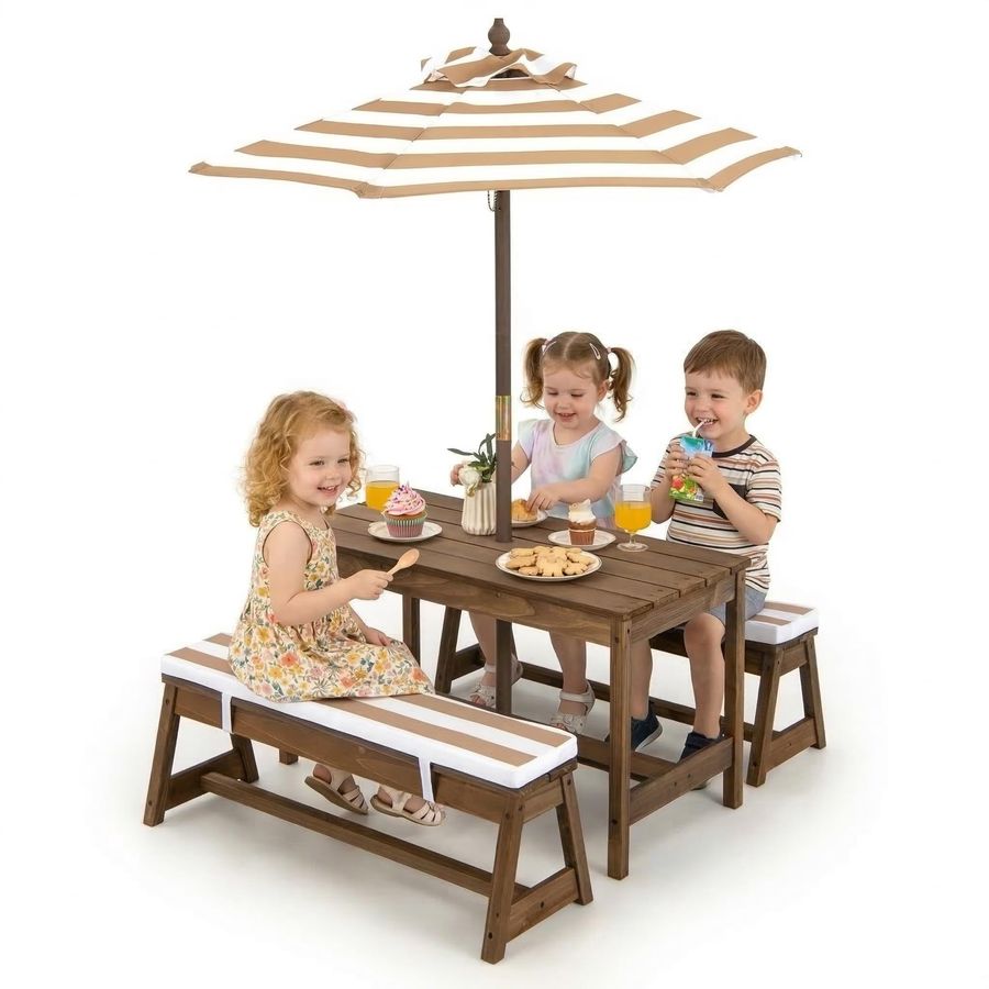 Kids Picnic Table, Toddler Woo – обзор и цена Kids Outdoor Chair And Table