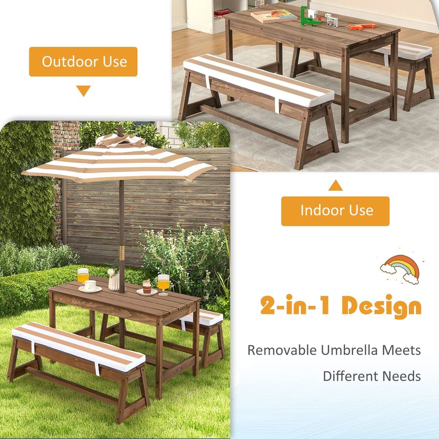 Kids Picnic Table, Toddler Woo – обзор и цена Kids Outdoor Chair And Table