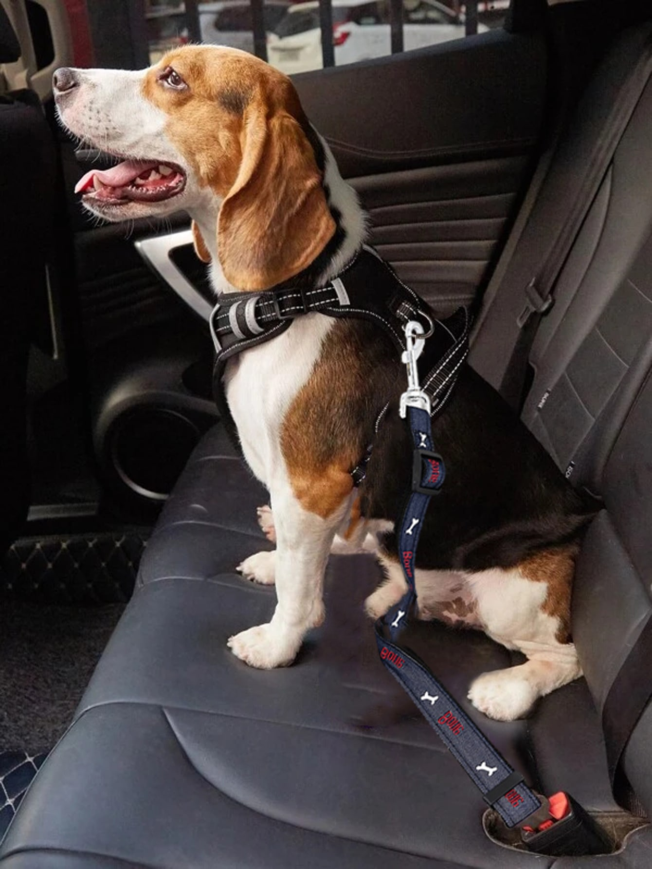 1pc-Adjustable denim dog car s – обзор и цена Swing Seat Belt