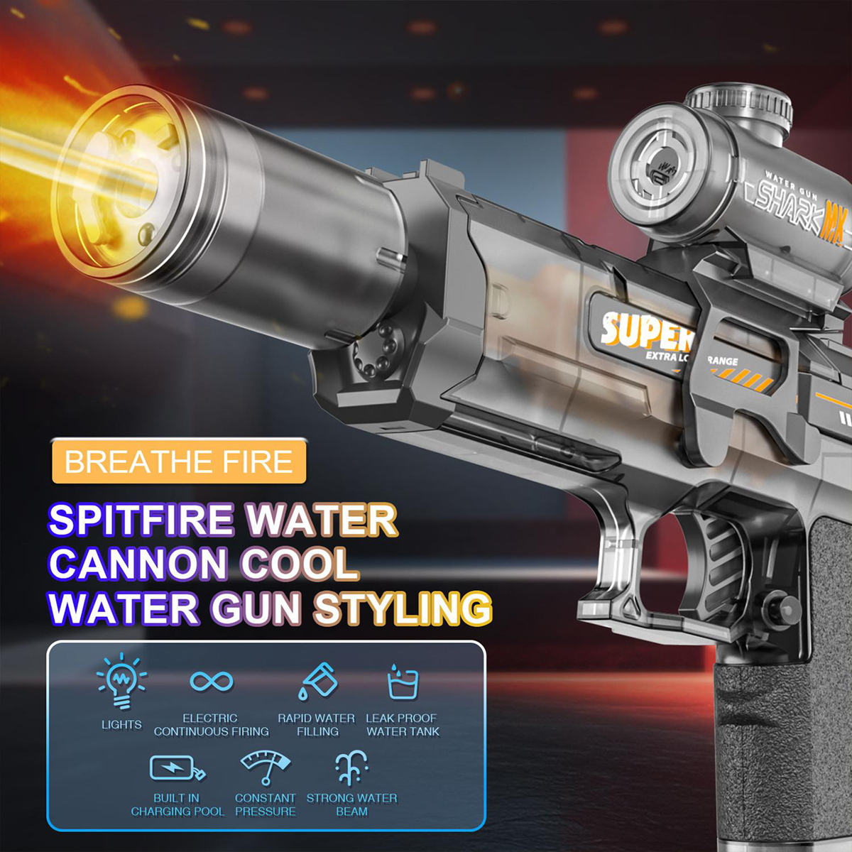 Electric Water Gun Automatic S – обзор и цена Water Gun Soaker