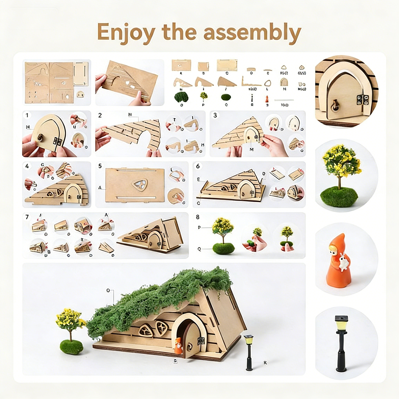 Wooden Fairy House Craft Kit T – обзор и цена Kids Outdoor Set