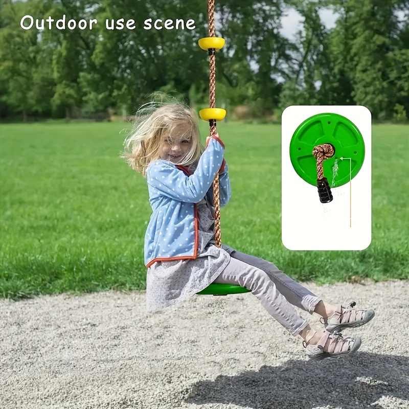 3-in-1 Disc Seat Swing Set 1 P – обзор и цена Kids Outdoor Yard Equipment