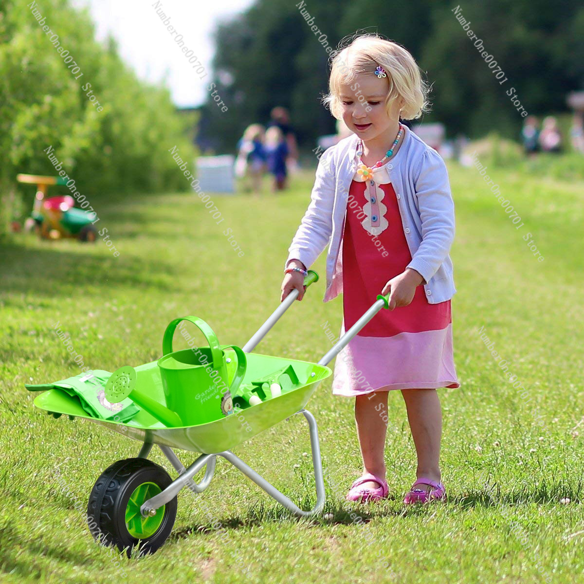 Kids Outdoor Wheelbarrow, Gree – обзор и цена Kids Outdoor Play