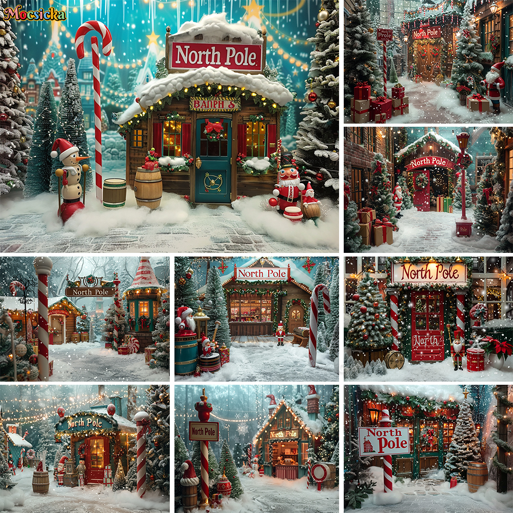 Christmas Photography Backgrou – обзор и цена Kids Outdoor Xmas Gifts
