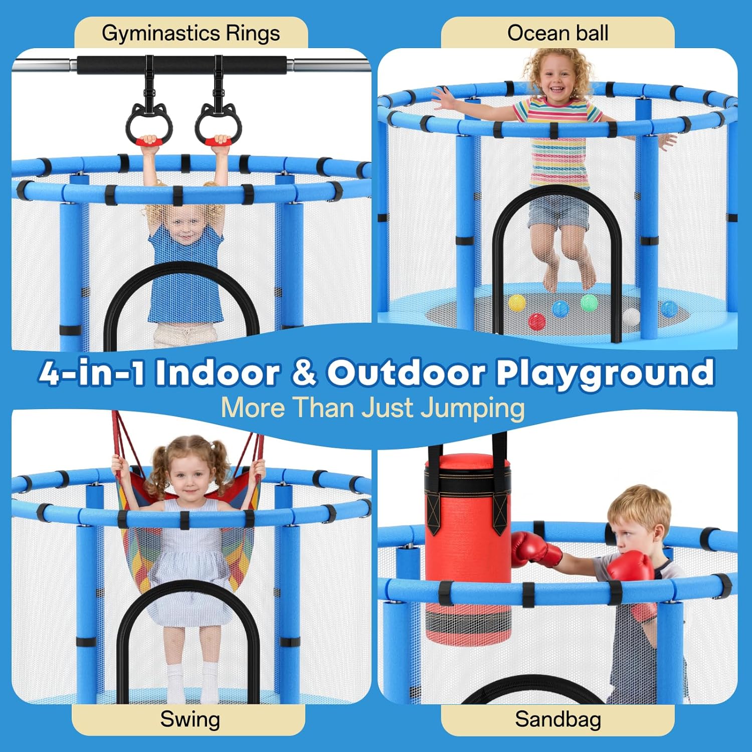 Toddler Trampoline,Trampoline  – обзор и цена Kids Outdoor Set