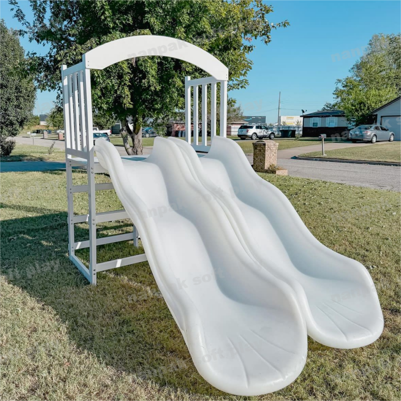 Hot Sale White Double Slide In – обзор и цена Kids Outdoor Furniture Set