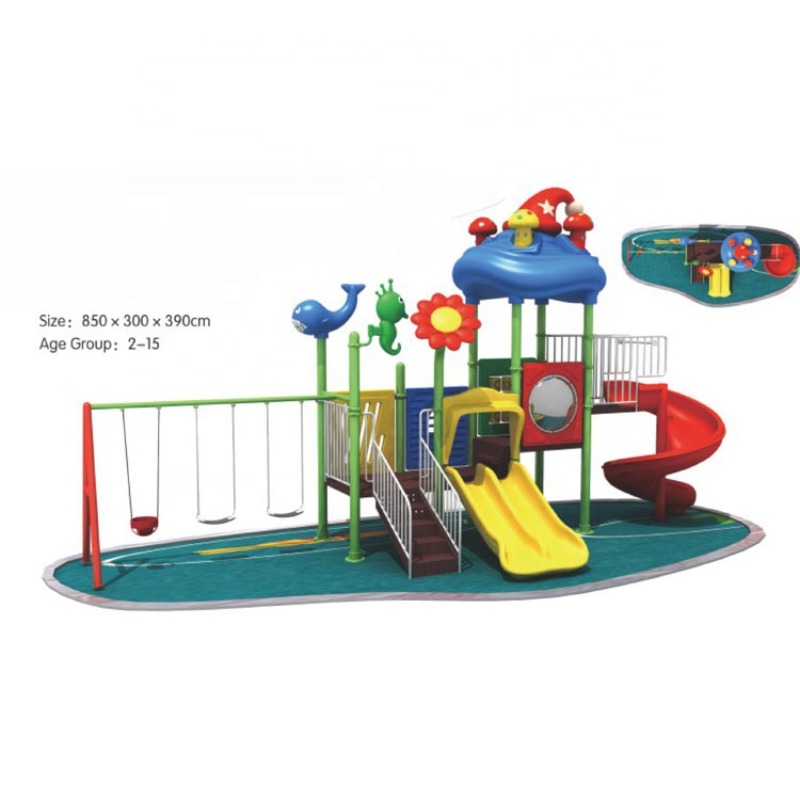 Wholesale Low Price Outdoor Am – обзор и цена Kids Outdoor Swing Set With Slide