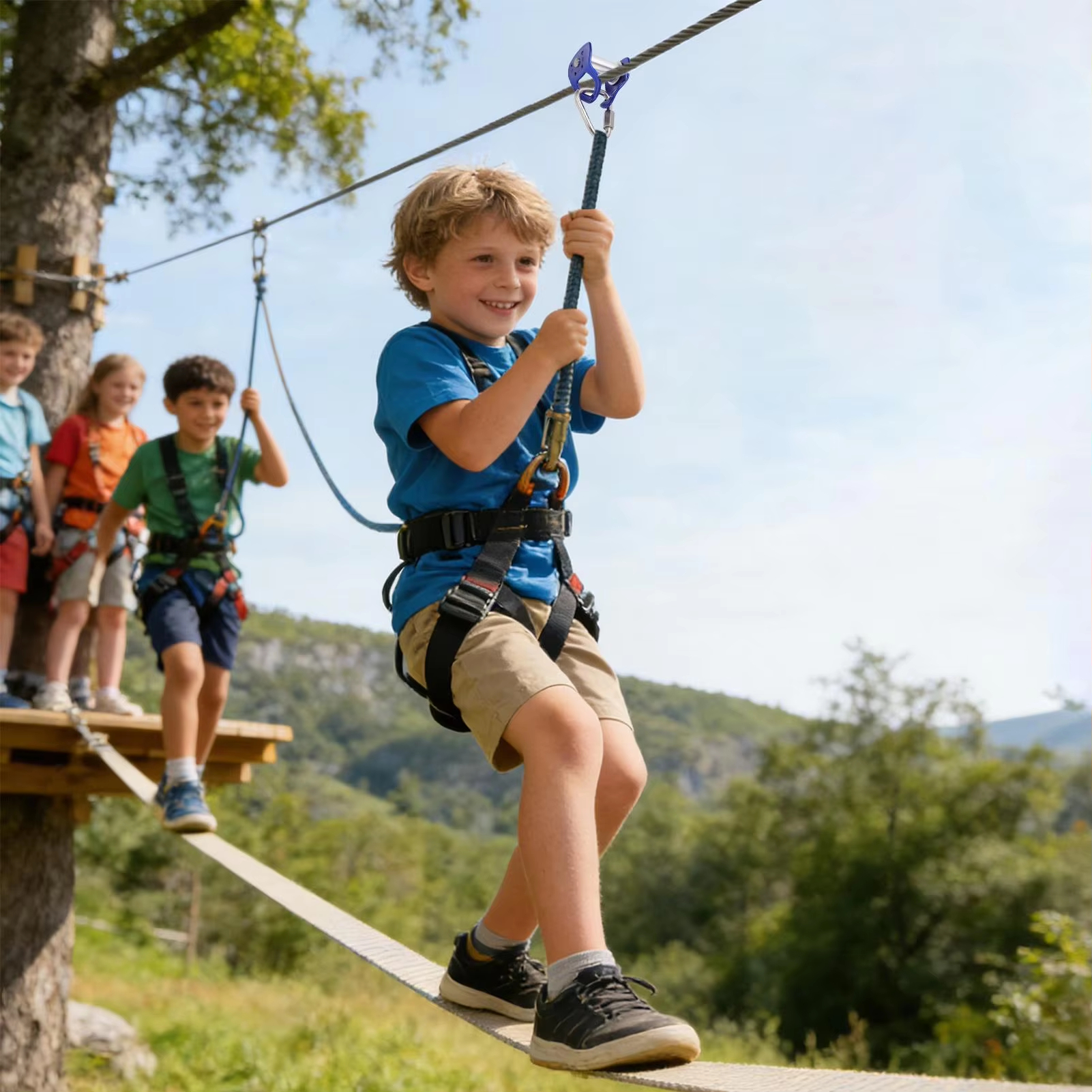 Outdoor 30 KN Zipline Pulley S – обзор и цена Kids Outdoor Furniture Set