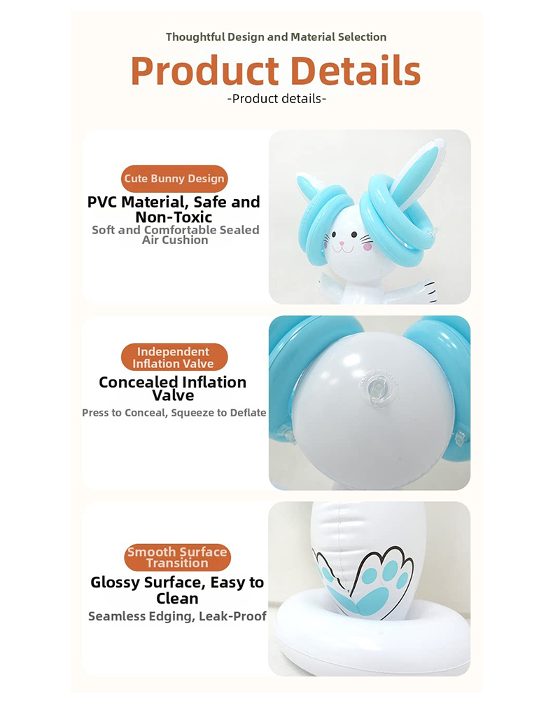 Easter Inflatable Bunny Ring T – обзор и цена Kids Outdoor Play
