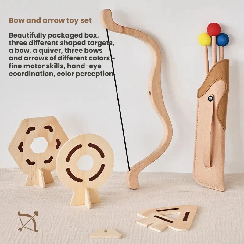 Kids Bow and Arrow Set Wooden  – обзор и цена Kids Outdoor Archery Set