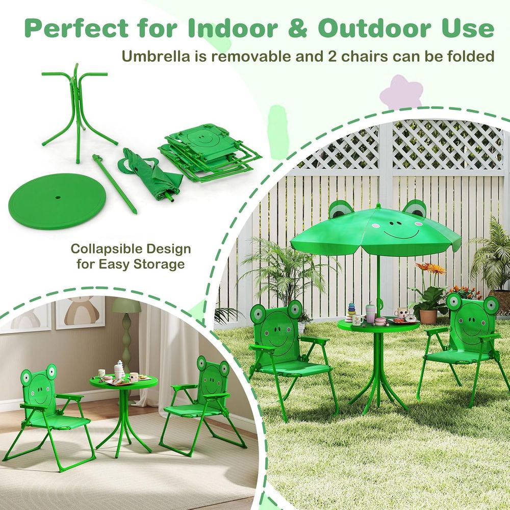 Green Height-Adjustable Kids P – обзор и цена Kids Outdoor Chair And Table