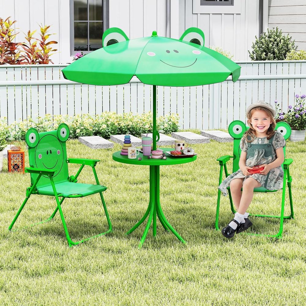 Green Height-Adjustable Kids P – обзор и цена Kids Outdoor Chair And Table