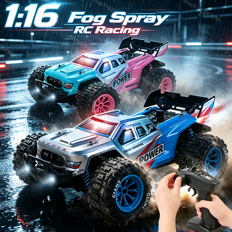New 1:16 Spray RC Cars Buggy T – обзор и цена Kids Outdoor Xmas Gifts