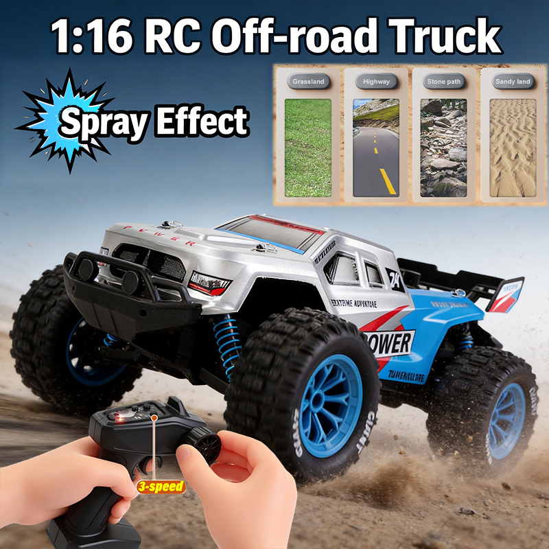 New 1:16 Spray RC Cars Buggy T – обзор и цена Kids Outdoor Xmas Gifts