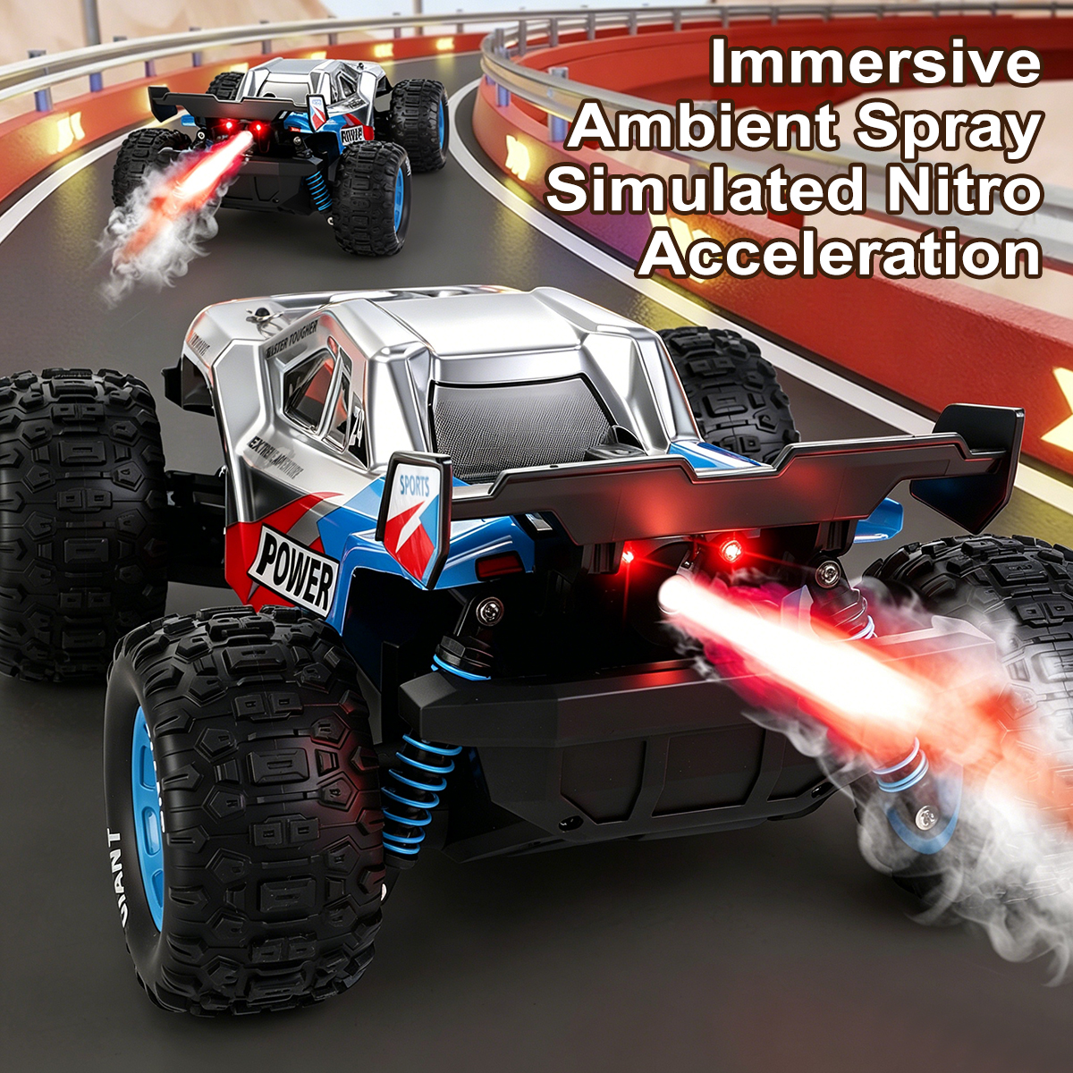 New 1:16 Spray RC Cars Buggy T – обзор и цена Kids Outdoor Xmas Gifts