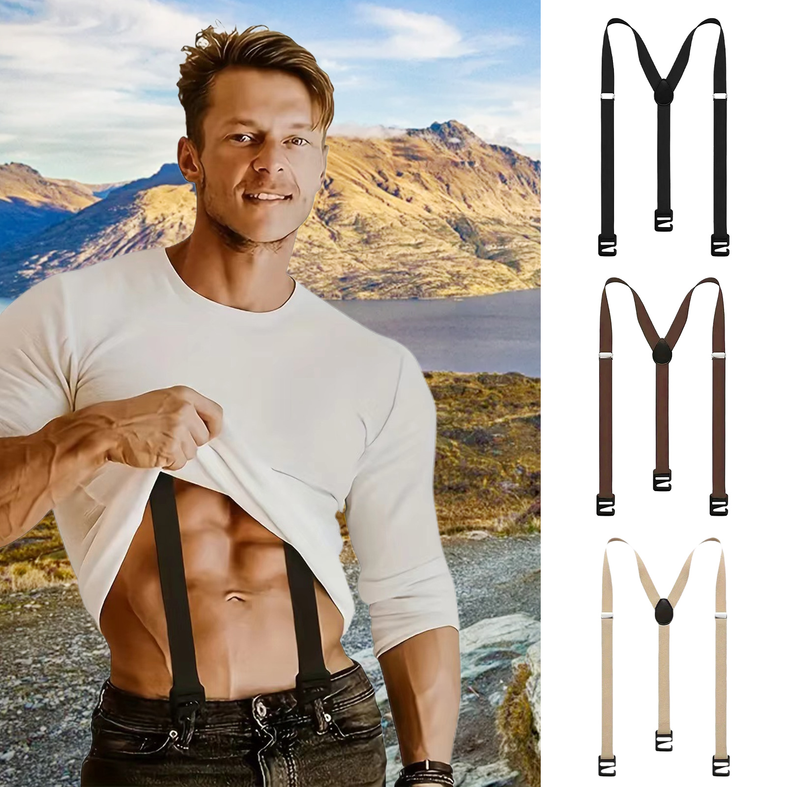 Premium Suspenders Clip-on Y-B – обзор и цена Kids Outdoor Climbing Structure