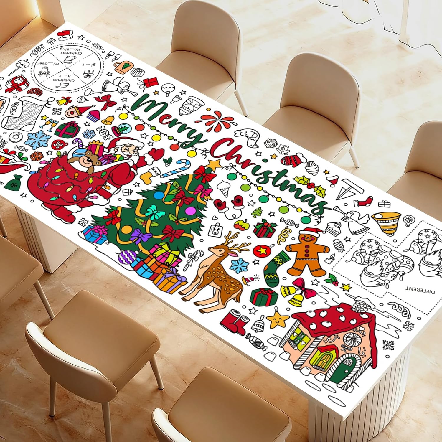 Christmas Giant Coloring Poste – обзор и цена Kids Outdoor Xmas Gifts
