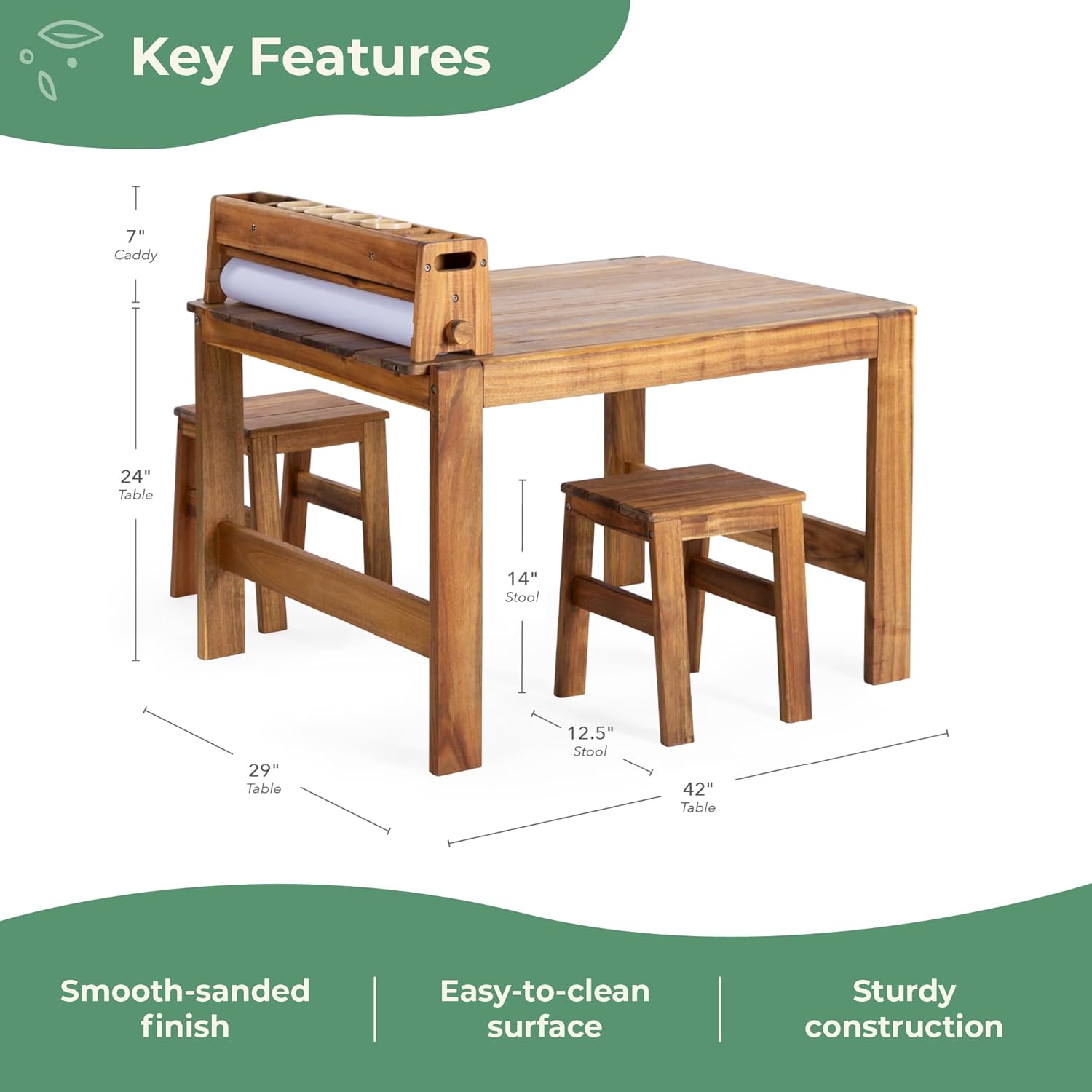 Acadia Outdoor Art Table and S – обзор и цена Kids Outdoor Chair And Table