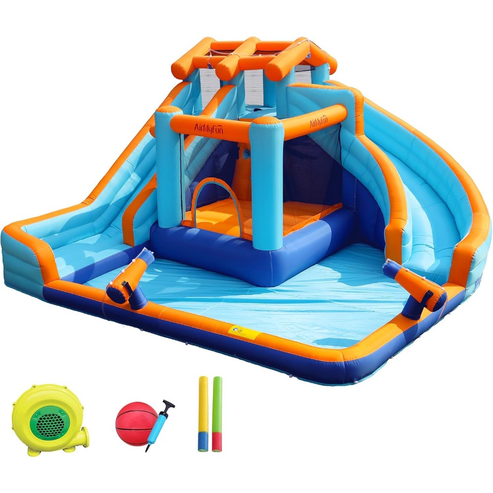 Large Water Slide Bounce House – обзор и цена Kids Outdoor Play