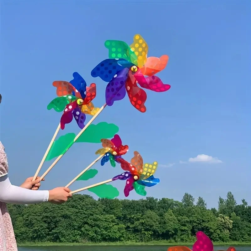 Colorful Wooden Pole Windmill  – обзор и цена Kids Outdoor Area