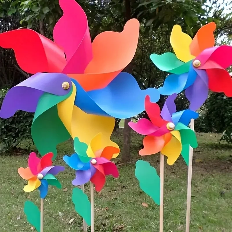 Colorful Wooden Pole Windmill  – обзор и цена Kids Outdoor Area