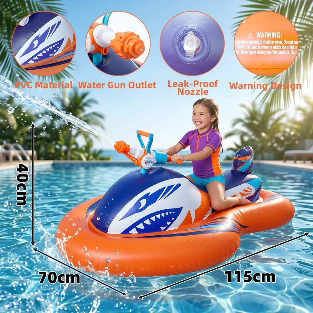 Inflatable Jet Ski with Water  – обзор и цена Water Gun Soaker